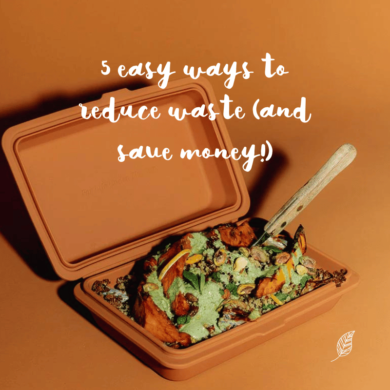 4 easy ways to reduce waste (and save money!)