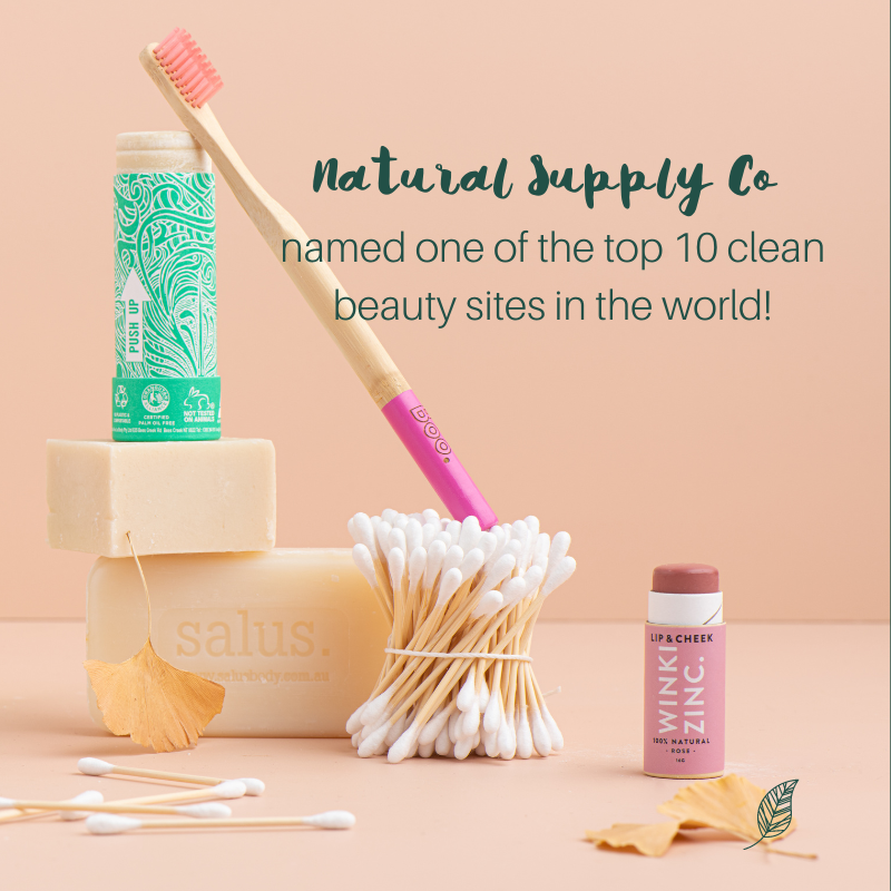 Natural Supply Co named one of the top 10 clean beauty sites in the world!