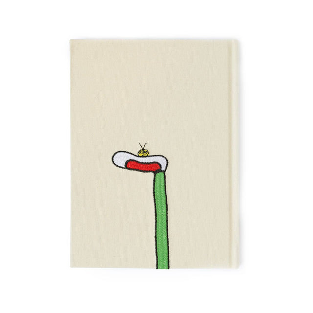 3P4 x Richard Scarry® - Lowly Worm Embroidered Journal back