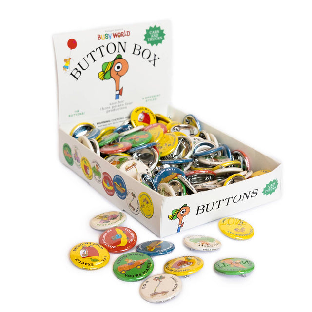 3P4 x Richard Scarry® Buttons
