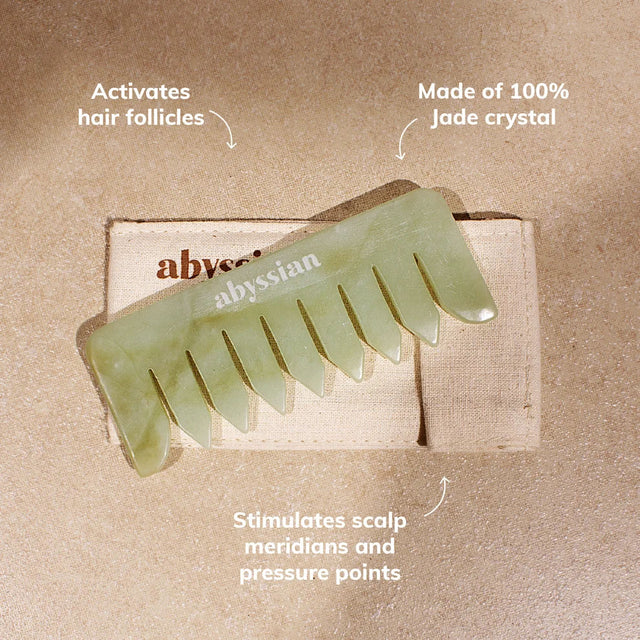 Abyssian Crystal Jade Soothing Comb Geelong