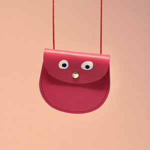 Ark Colour Design Googly Eye Pocket Purse - New Pink