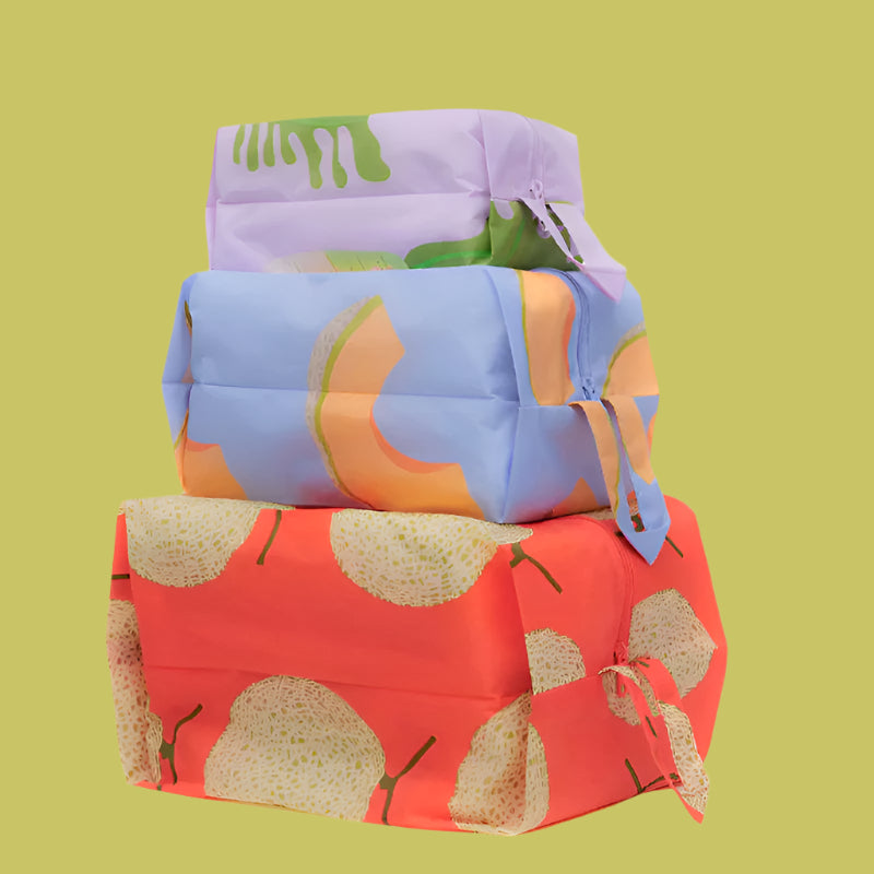 Baggu 3D Zip Set - Japanese Produce