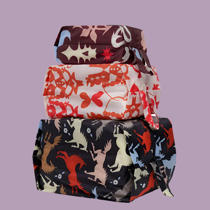 Baggu 3D Zip Set Western Cut Outs