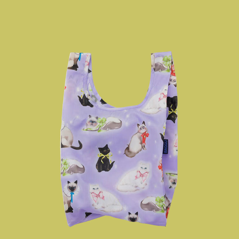 Baggu Baby Baggu Mini Reusable Shopping Bag Fancy Cats