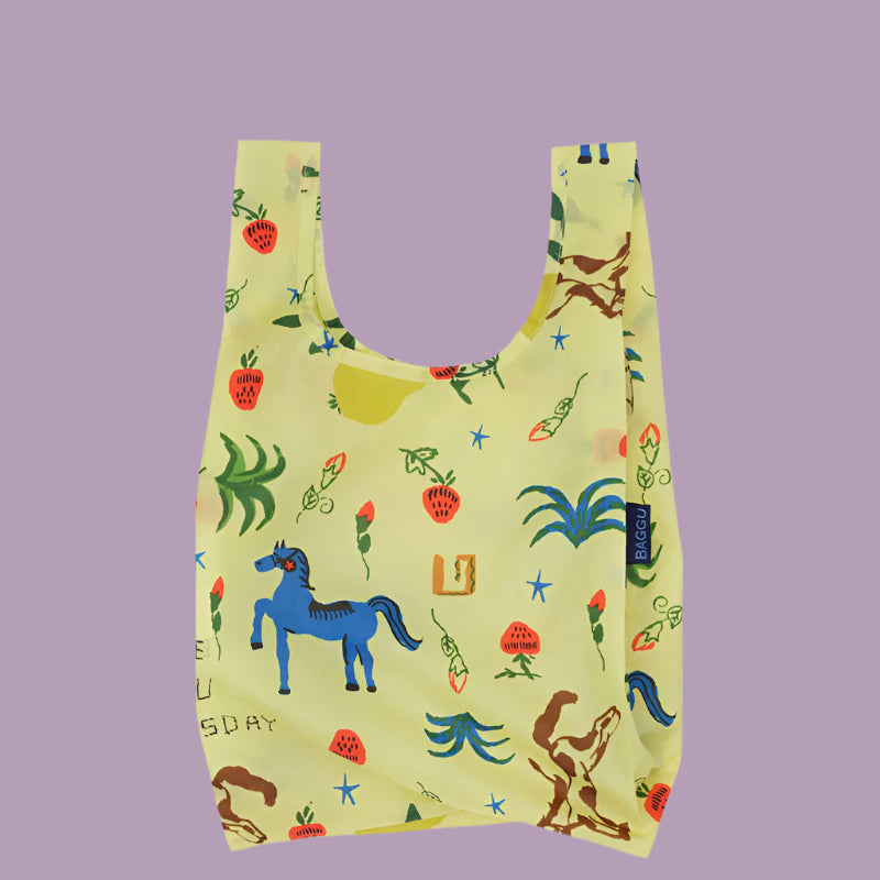Baggu Baby Baggu Mini Reusable Shopping Bag Painted Prairie