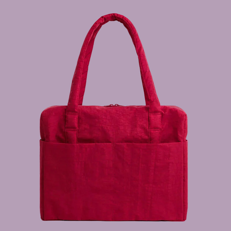 Baggu Cloud Carry-On Bag Cherry