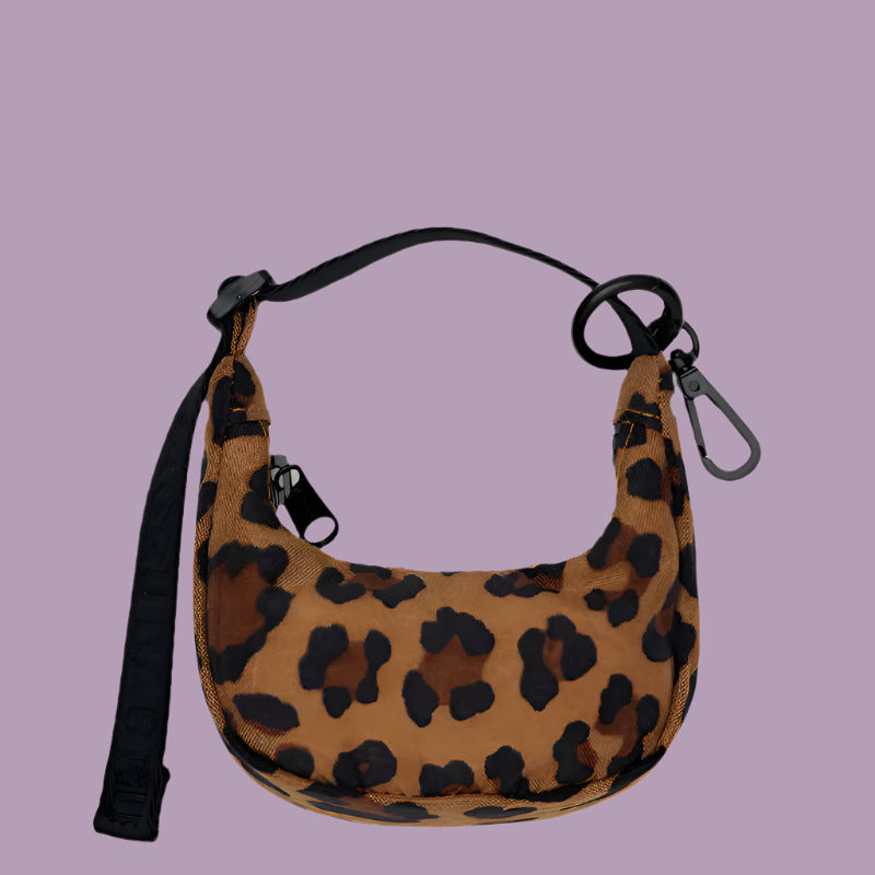 Baggu Crescent Bag Charm - Leopard