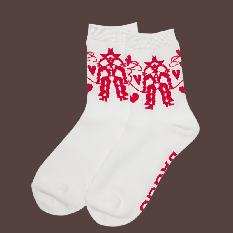 Baggu Crew Socks Cowgirl