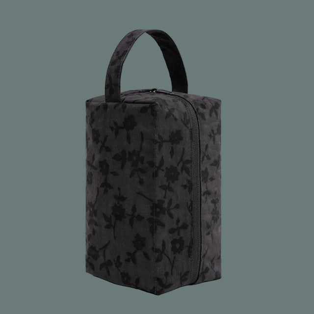 Baggu Dopp Kit - Charcoal Ditsy Floral
