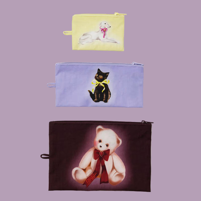 Baggu Flat Pouch Set - Fancy Pets