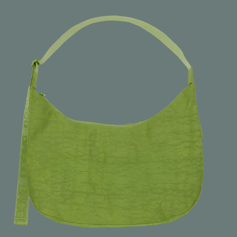 Baggu Large Nylon Crescent Bag - Green Juice