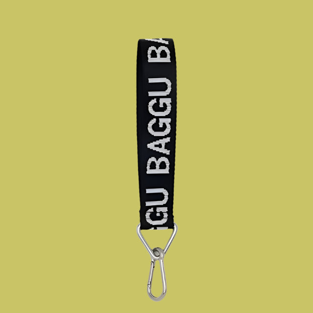 Baggu Logo Keychain - Black + White