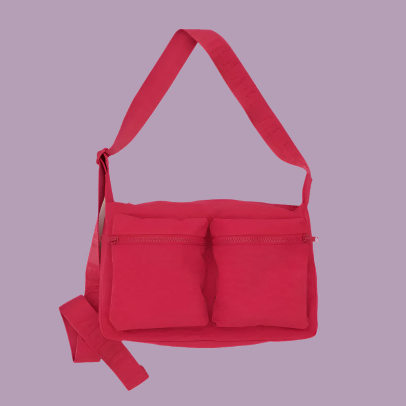 Baggu Medium Cargo Crossbody - Candy Apple Red