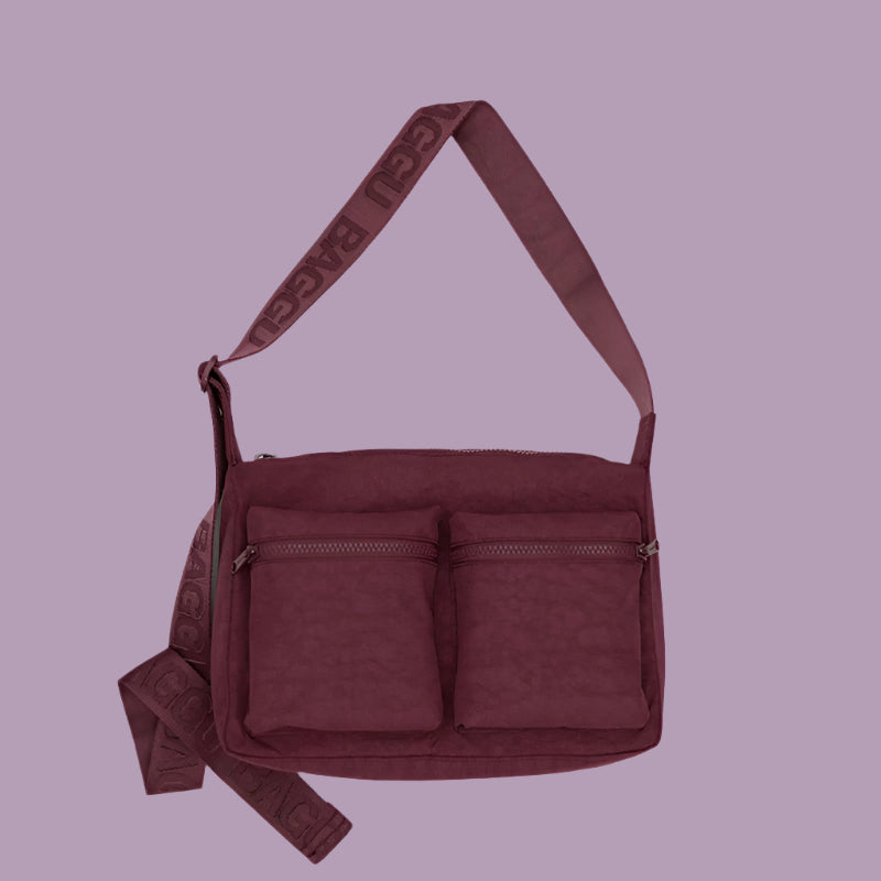 Baggu Medium Cargo Crossbody Mahogany