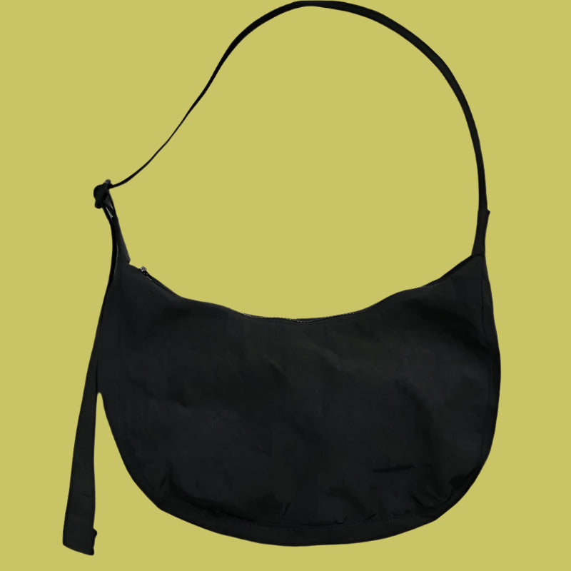 Baggu Medium Nylon Crescent Bagn- Black