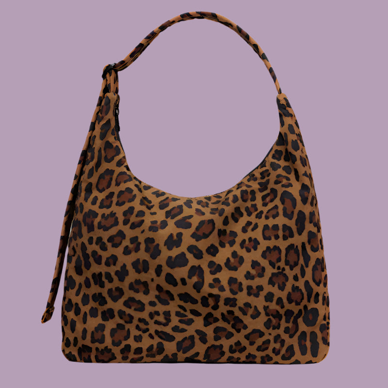 Baggu Nylon Shoulder Bag - Leopard