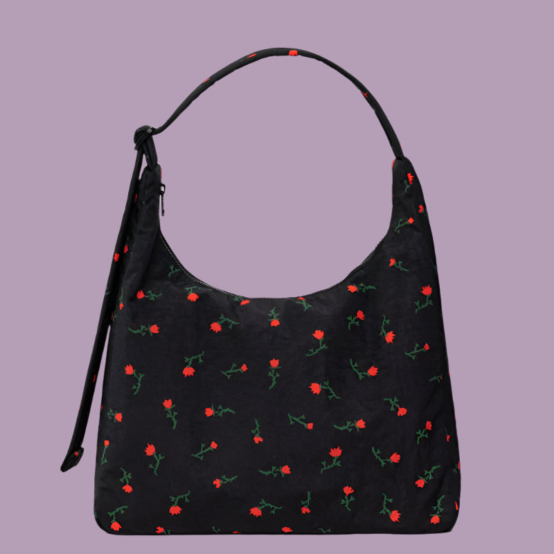 Baggu Nylon Shoulder Bag Painted Wildflower