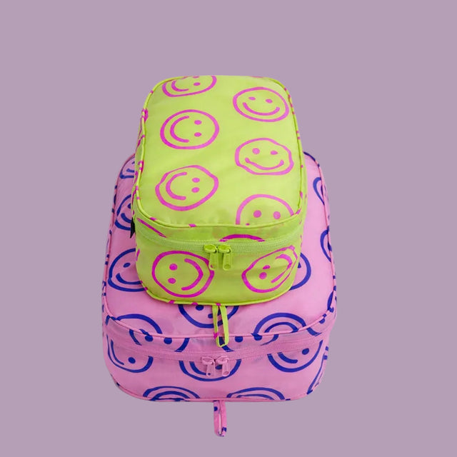 Baggu Packing Cube Set Bright Happy Mix