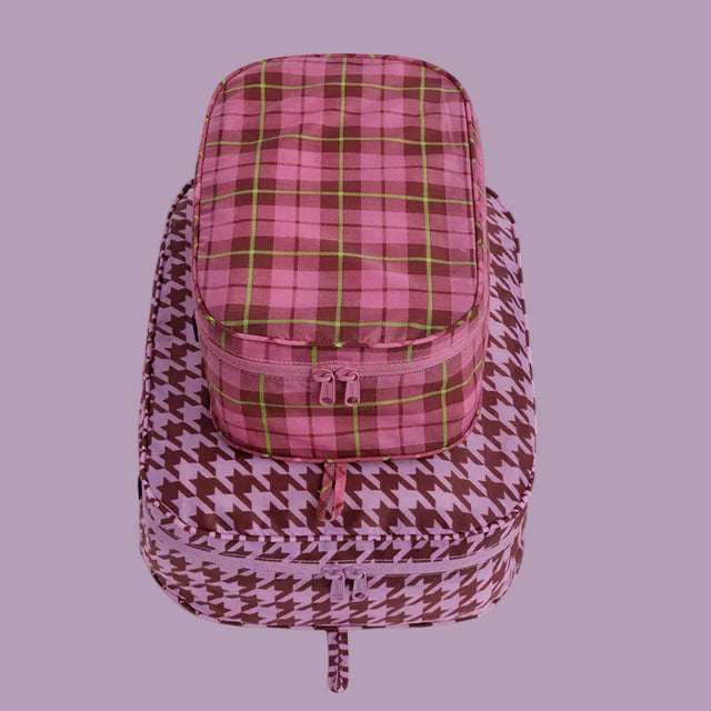 Baggu Packing Cube Set Check Mix