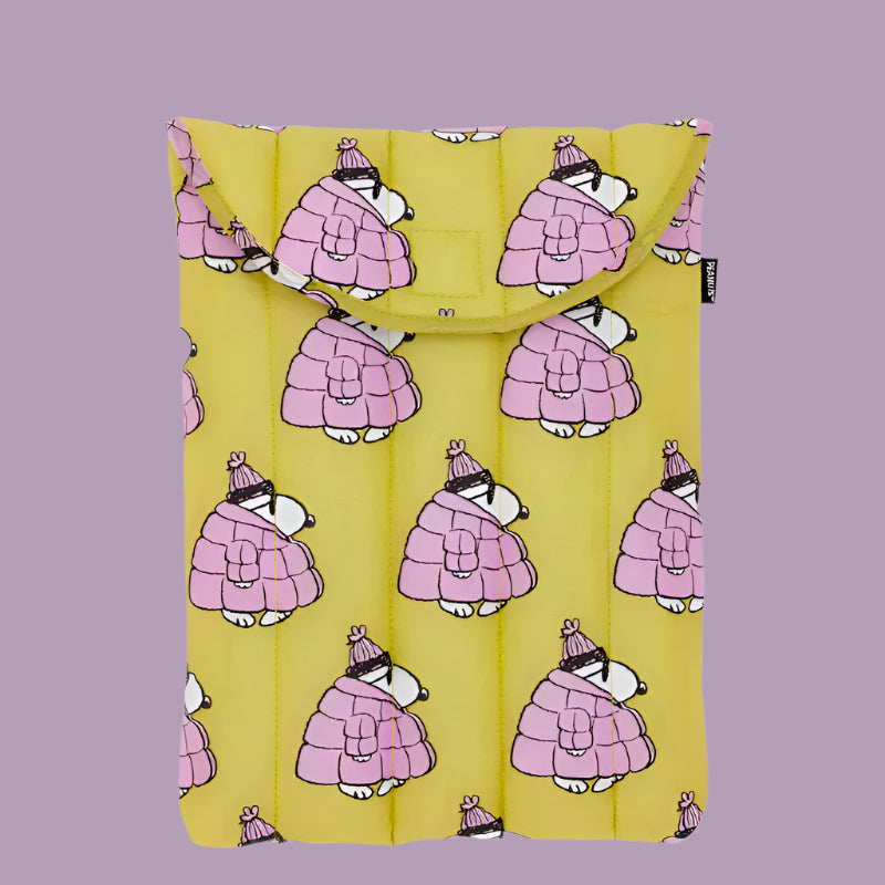 Baggu Puffy Laptop Bag - Puffer Snoopy
