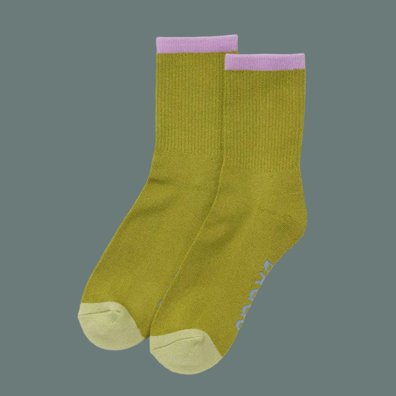 Baggu Ribbed Sock - Olive Mix
