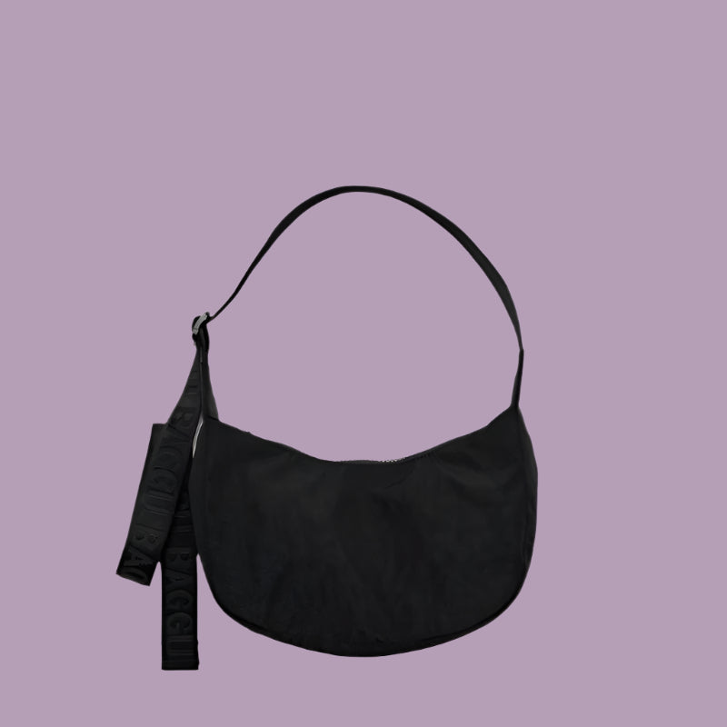 Baggu Small Nylon Crescent Bag - Black