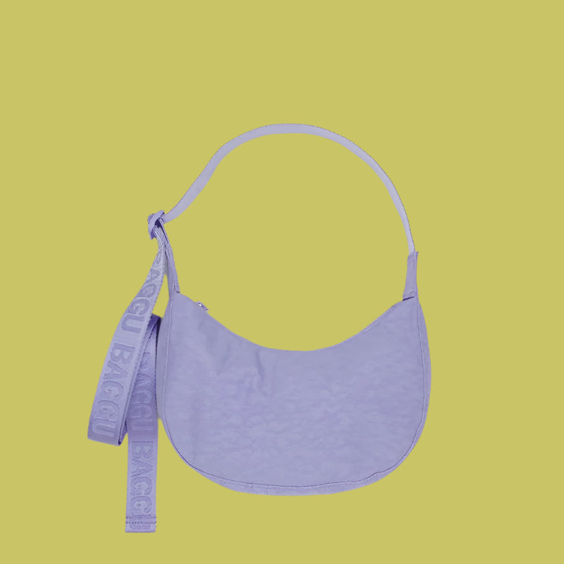 Baggu Small Nylon Crescent Bag Wisteria