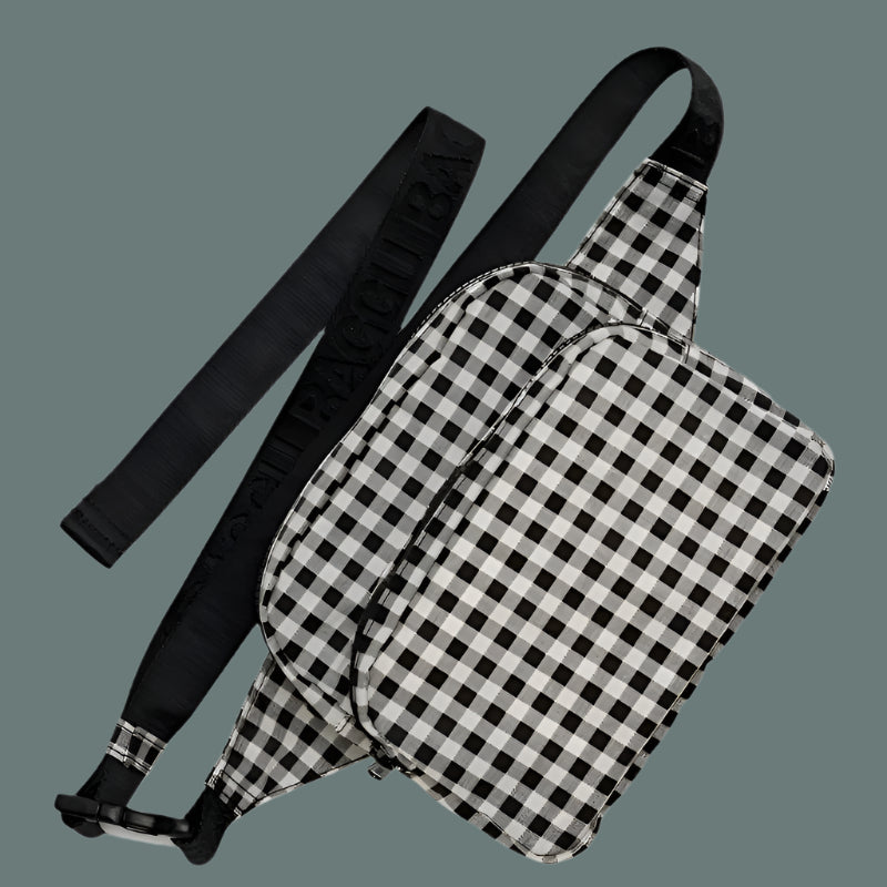 Baggu Fanny Pack lack + White Gingham