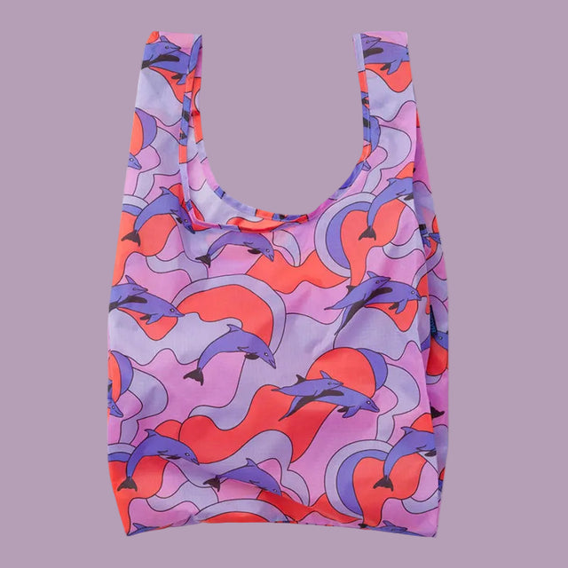 Baggu Reusable Shopping Bag Dolphins