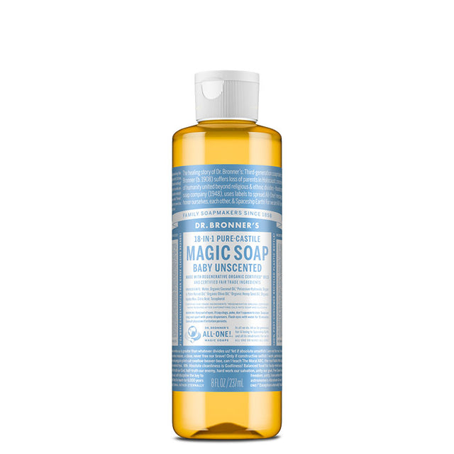 Dr Bronner's Pure-Castile Magic Soap - Baby Unscented
