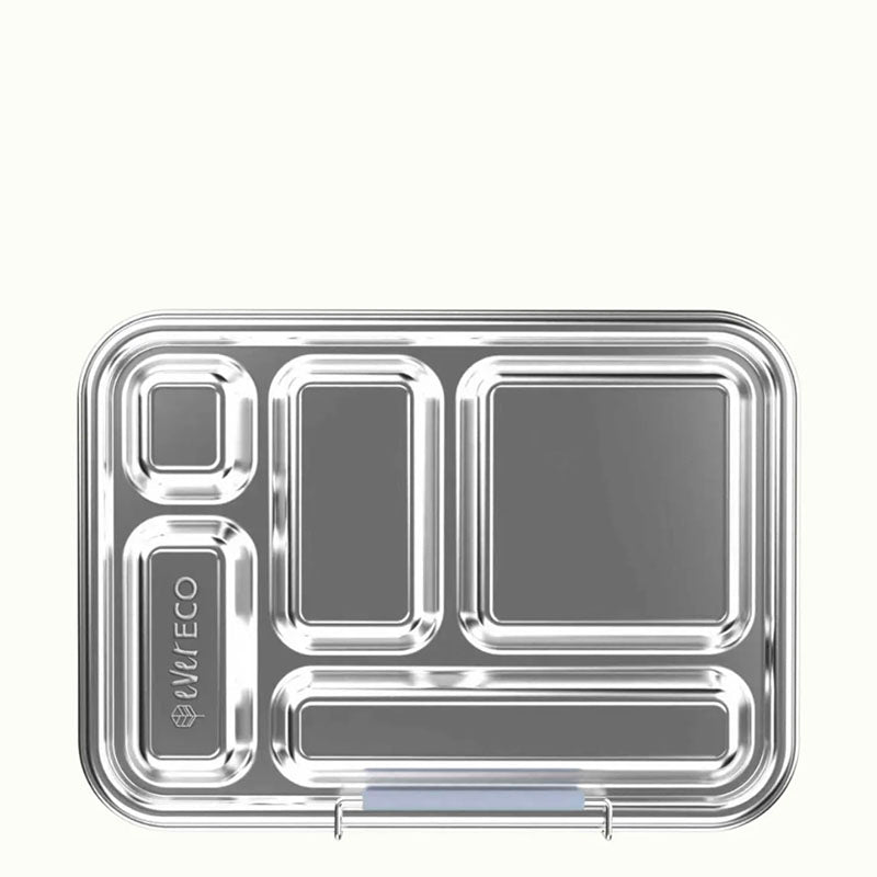 Ever Eco Stainless Steel 5 Compartment Bento Lunchbox