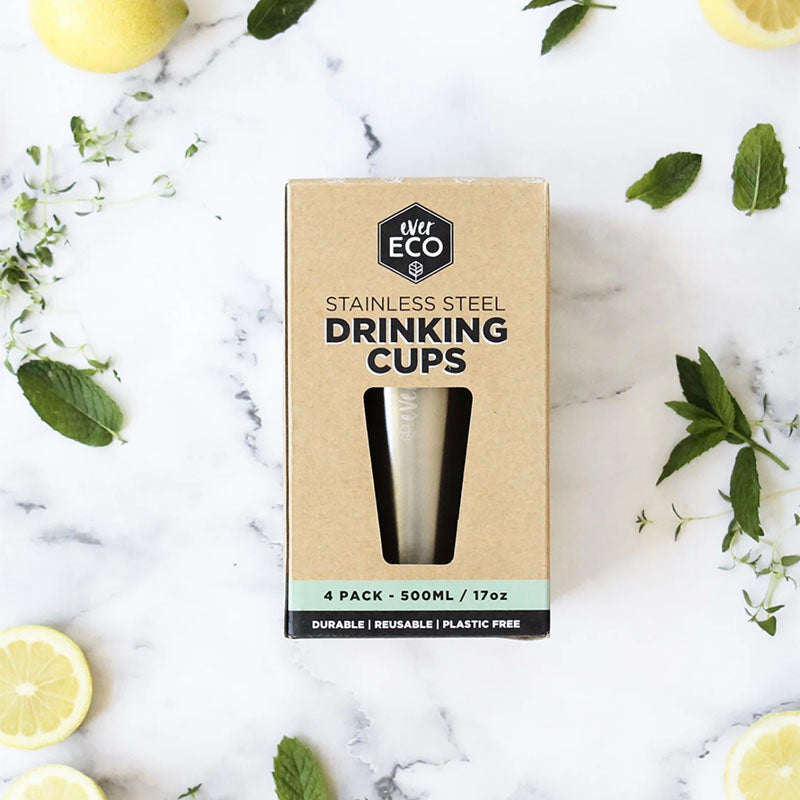 Ever Eco Stainless Steel Drinking Cups