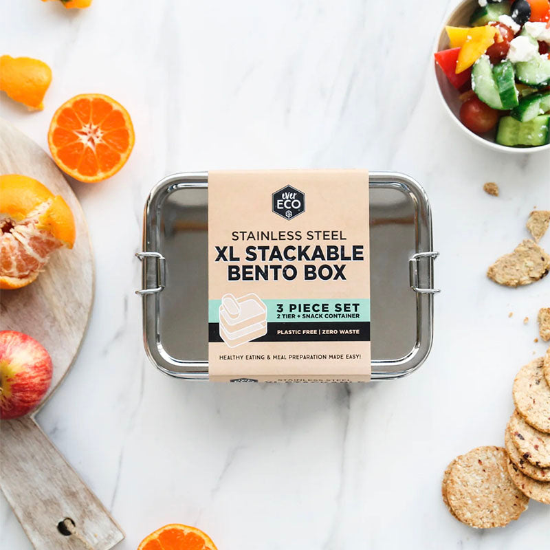 Ever Eco XL Stackable Stainless Steel Bento Box