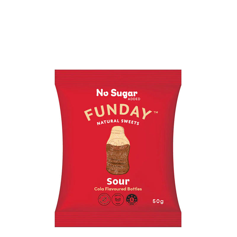 FUNDAY Natural Sweets - Sour Cola Bottles