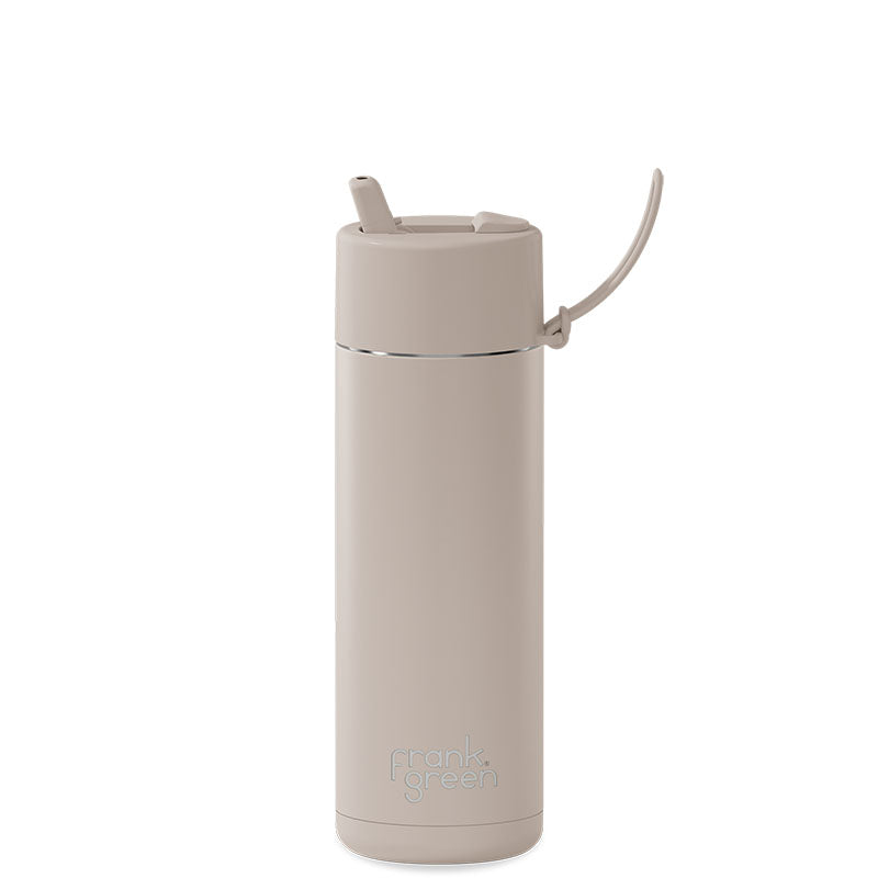 Frank Green Ceramic Reusable Bottle (595ml) Straw Lid Moon Dust