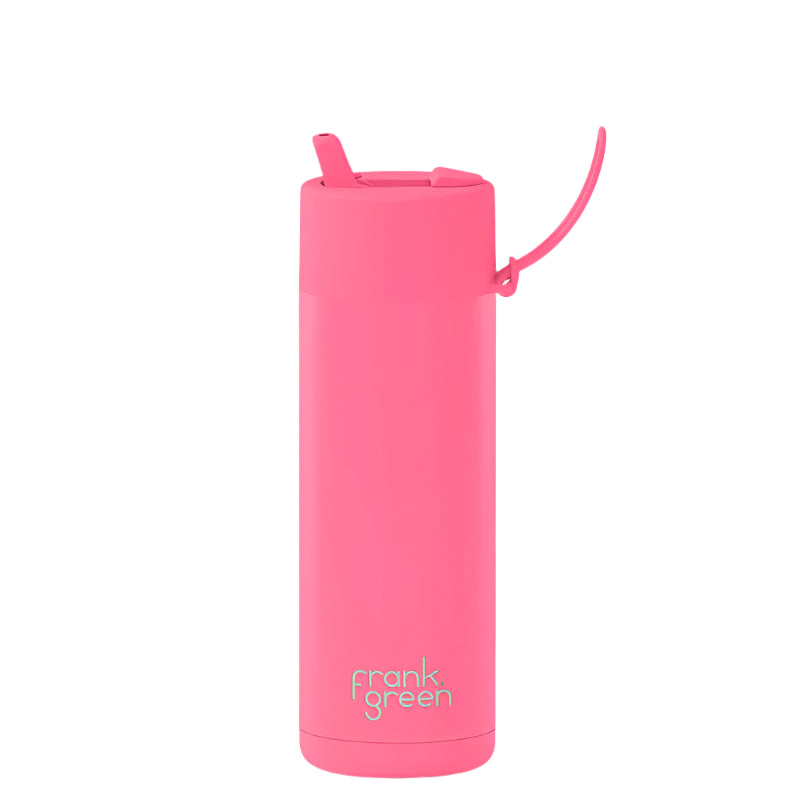 Frank Green Ceramic Reusable Bottle 595ml Bubblegum Blast
