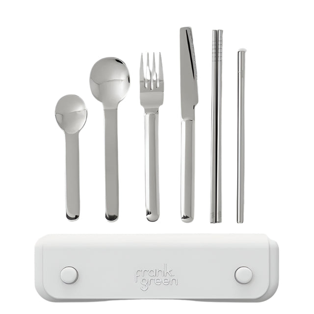 Frank Green Cutlery Set - Cloud White