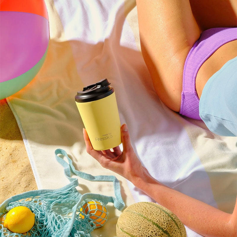 Fressko Camino CERAMIC Reusable Coffee Cup Limoncello