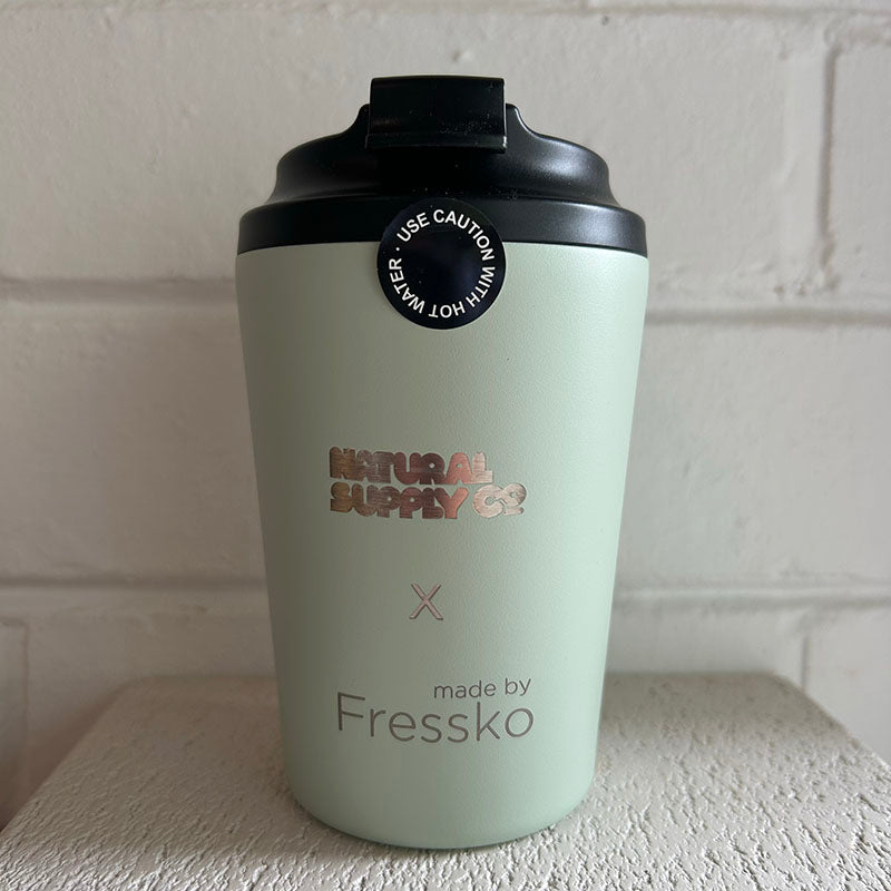 Fressko Camino x Natural Supply Co Froggy CERAMIC Reusable Coffee Cup Sage