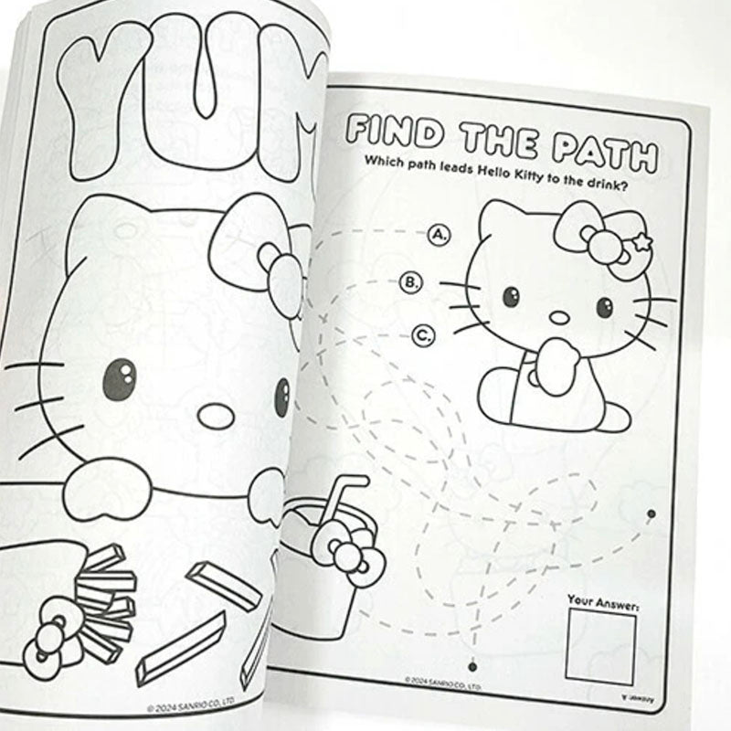 Hello Kitty Jumbo Colouring + Activity Book 2
