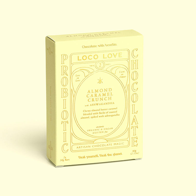 Loco Love Almond Caramel Crunch Chocolate twin pack
