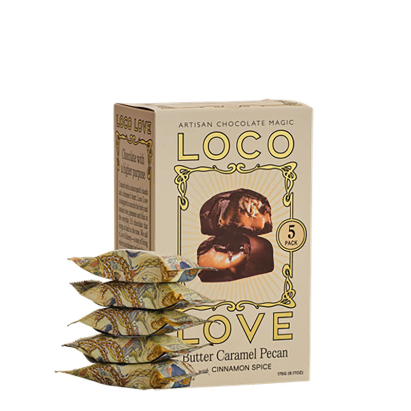 Loco Love Butter Caramel Pecan Chocolate 5 pack