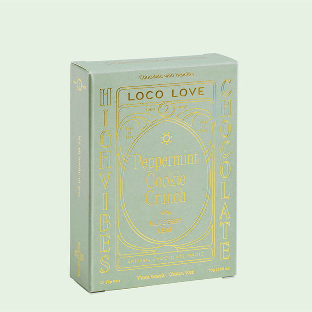 Loco Love Peppermint Cookie Crunch Chocolate twin pack