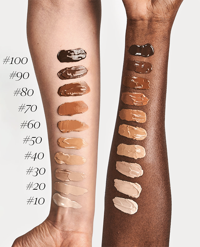 MADARA Skin Equal Soft Glow Foundation SPF15 swatches