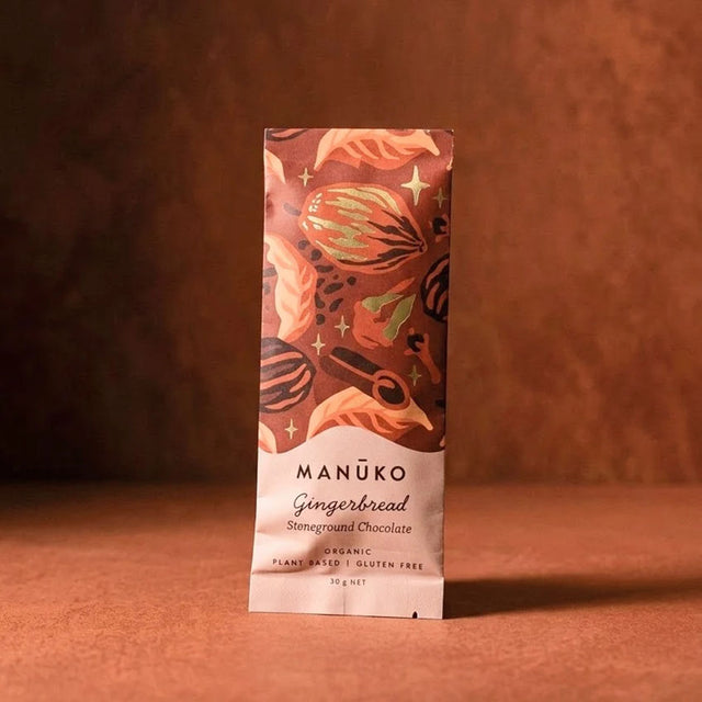 MANUKO Gingerbread Chocolate Bar