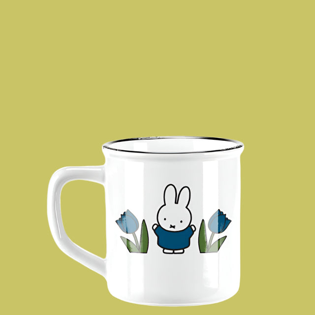 Miffy Ceramic Mug blue tulips