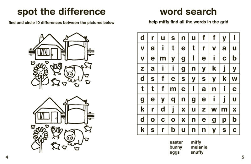 Miffy Easter Colouring + Activity Book