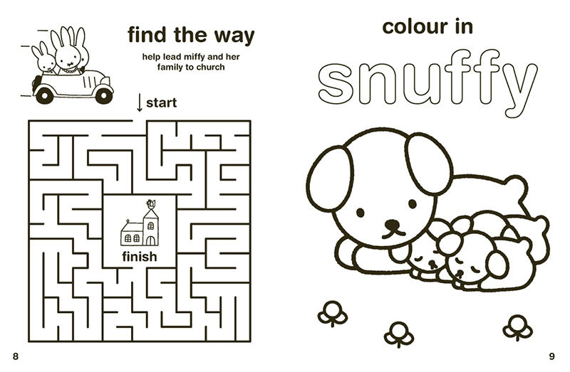 Miffy Easter Colouring + Activity Book
