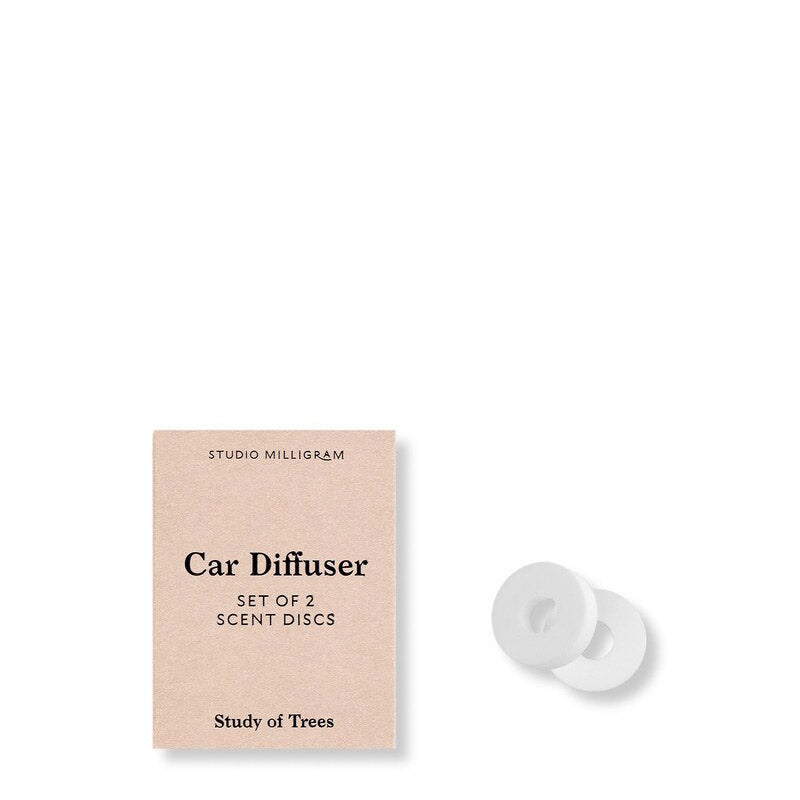 Milligram Study of Trees Car Diffuser - refill set of 2
